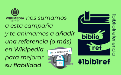 Campaña #1bib1ref: mejorando la fiabilidad de Wikipedia con el personal bibliotecario