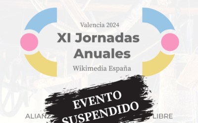 Wikimedia España suspende sus XI Jornadas Anuales previstas a realizarse en Valencia