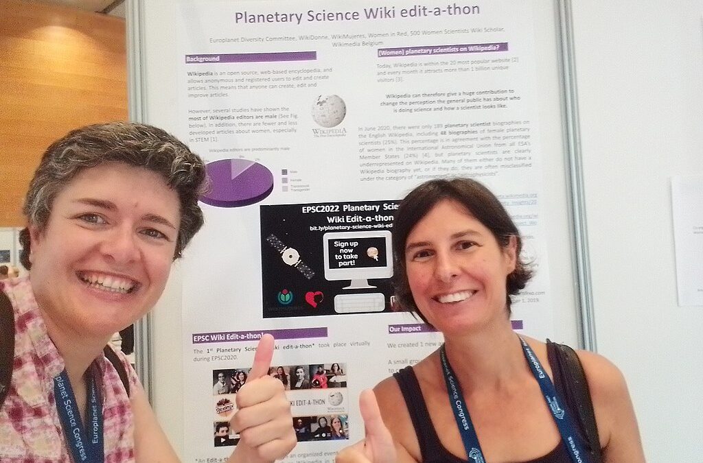 Crónica de la participación de Wikimedia España en el Europlanet Science Congress 2022