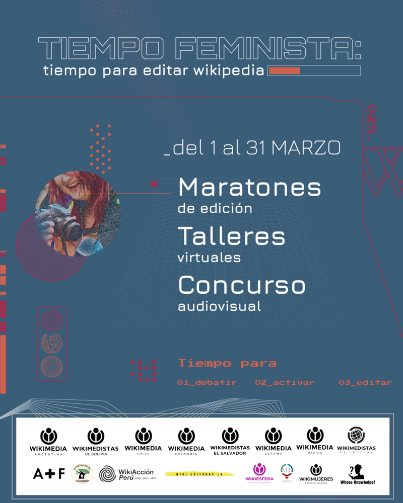 Tiempo feminista: tiempo para editar Wikipedia