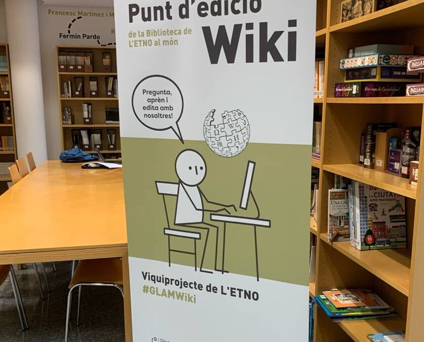 Wikipedia y patrimonio cultural: nuevo espacio de edición en la Biblioteca de L’ETNO 