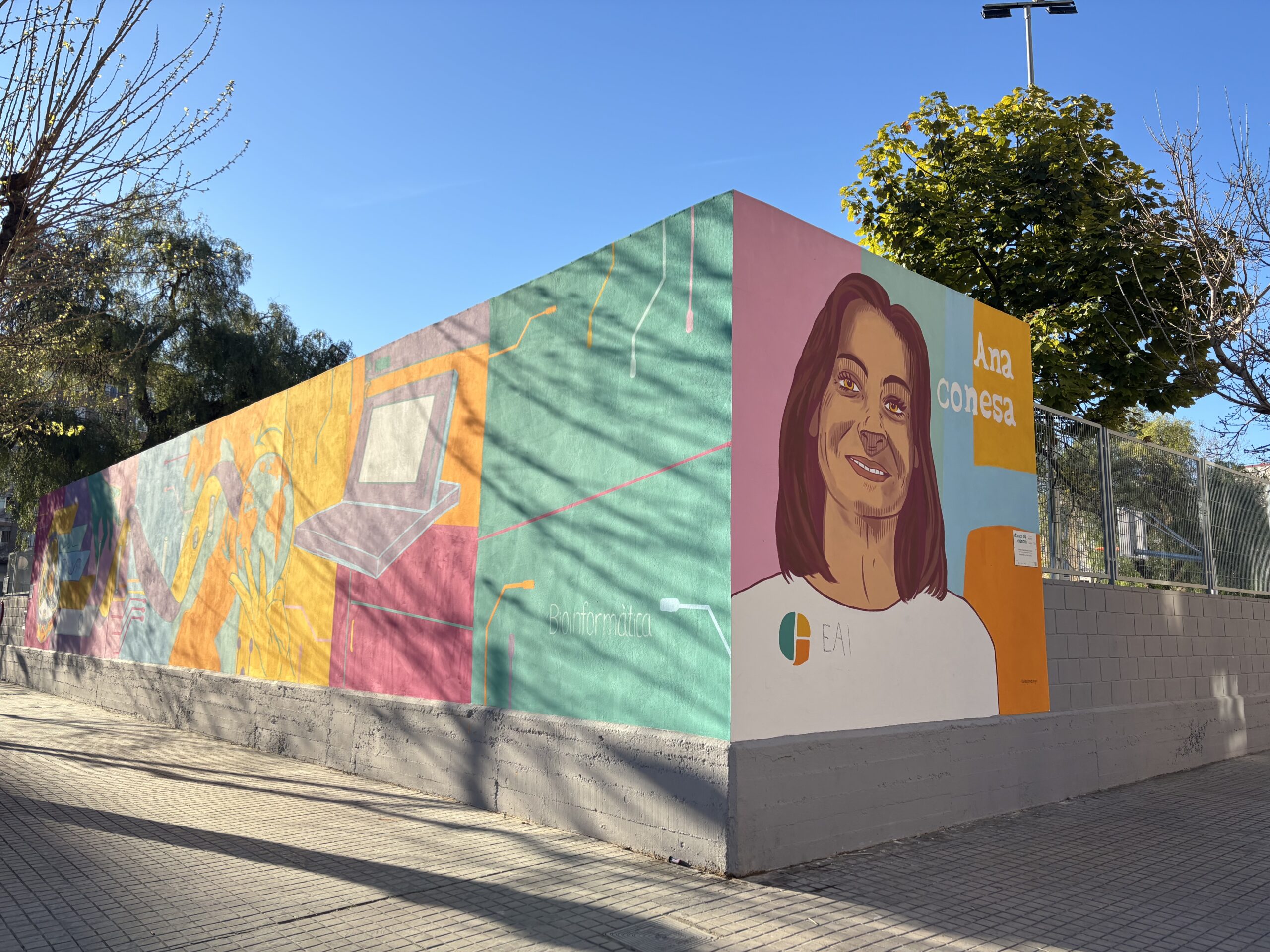 Murales de científicas que llegan a Wikipedia: el proyecto Mujeres de Ciencia 2026