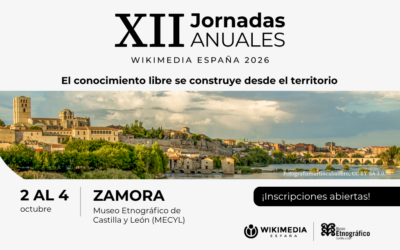 Inscripciones abiertas: XII Jornadas Anuales de Wikimedia España en Zamora